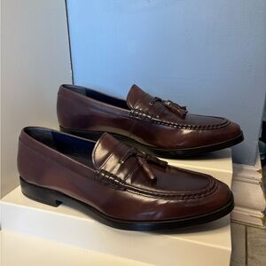Cole Haan Dark Brown Tassel Loafers